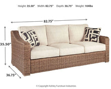 Load image into Gallery viewer, Beachcroft Sofa with Cushion