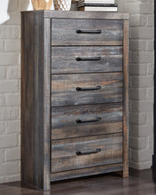 Load image into Gallery viewer, Drystan King Panel Bed with 2 Storage Drawers with Mirrored Dresser, Chest and Nightstand