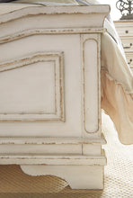 Load image into Gallery viewer, Realyn King Upholstered Panel Bed with Mirrored Dresser