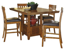 Load image into Gallery viewer, Ralene Counter Height Dining Table and 4 Barstools