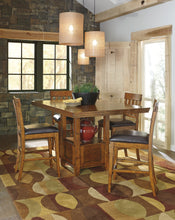 Load image into Gallery viewer, Ralene Counter Height Dining Table and 4 Barstools