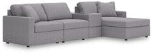 Load image into Gallery viewer, Modmax 4-Piece Sectional with Chaise and Storage Console