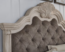 Load image into Gallery viewer, Bruchandi King Upholstered Panel Bed
