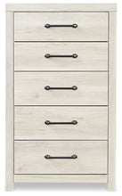 Load image into Gallery viewer, Cambeck Queen Panel Bed with 4 Storage Drawers with Mirrored Dresser, Chest and Nightstand