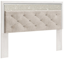 Load image into Gallery viewer, Altyra King Panel Headboard Bed with Mirrored Dresser, Chest and Nightstand