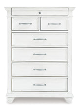 Load image into Gallery viewer, Kanwyn Queen Panel Bed with Storage with Mirrored Dresser, Chest and Nightstand