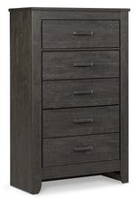 Load image into Gallery viewer, Brinxton King Panel Bed with Mirrored Dresser, Chest and Nightstand
