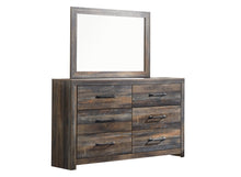 Load image into Gallery viewer, Drystan Queen Panel Headboard Bed with Mirrored Dresser, Chest and Nightstand