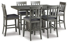 Load image into Gallery viewer, Hallanden Counter Height Dining Table and 6 Barstools