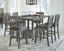 Load image into Gallery viewer, Hallanden Counter Height Dining Table and 6 Barstools