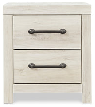 Load image into Gallery viewer, Cambeck Queen Panel Bed with 2 Storage Drawers with Mirrored Dresser and Nightstand
