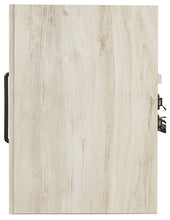 Load image into Gallery viewer, Cambeck Queen Panel Bed with 2 Storage Drawers with Mirrored Dresser and Nightstand