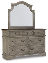 Load image into Gallery viewer, Lodenbay California King Panel Bed with Mirrored Dresser