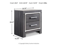 Load image into Gallery viewer, Lodanna King Panel Bed with Mirrored Dresser and Nightstand