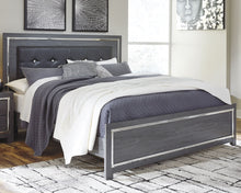 Load image into Gallery viewer, Lodanna King Panel Bed with Mirrored Dresser and Nightstand
