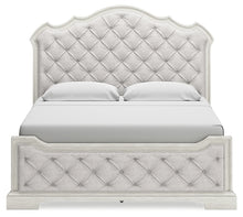 Load image into Gallery viewer, Arlendyne California King Upholstered Bed with Mirrored Dresser, Chest and Nightstand
