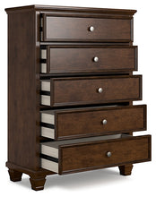 Load image into Gallery viewer, Danabrin Twin Panel Bed with Mirrored Dresser, Chest and Nightstand