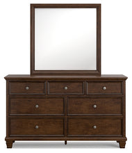 Load image into Gallery viewer, Danabrin Twin Panel Bed with Mirrored Dresser, Chest and Nightstand