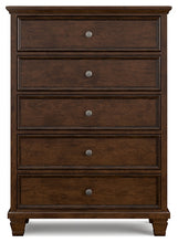 Load image into Gallery viewer, Danabrin Queen Panel Bed with Mirrored Dresser, Chest and Nightstand