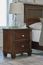 Load image into Gallery viewer, Danabrin Queen Panel Bed with Mirrored Dresser, Chest and Nightstand