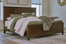 Load image into Gallery viewer, Danabrin California King Panel Bed with Mirrored Dresser