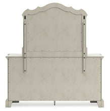 Load image into Gallery viewer, Arlendyne King Upholstered Bed with Mirrored Dresser, Chest and Nightstand
