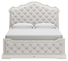 Load image into Gallery viewer, Arlendyne King Upholstered Bed with Mirrored Dresser