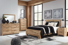 Load image into Gallery viewer, Hyanna Queen Panel Bed with Mirrored Dresser, Chest and Nightstand