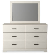 Load image into Gallery viewer, Stelsie Twin Panel Bed with Mirrored Dresser, Chest and Nightstand