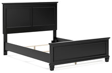 Load image into Gallery viewer, Lanolee Queen Panel Bed with Mirrored Dresser, Chest and Nightstand