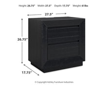 Load image into Gallery viewer, Londer California King Panel Bed with Mirrored Dresser and Nightstand