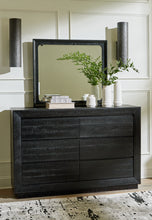 Load image into Gallery viewer, Londer California King Panel Bed with Mirrored Dresser and Nightstand