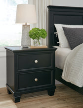 Load image into Gallery viewer, Lanolee California King Panel Bed with Mirrored Dresser, Chest and Nightstand