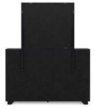 Load image into Gallery viewer, Londer King Panel Bed with Mirrored Dresser and Nightstand