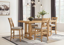 Load image into Gallery viewer, Havonplane Counter Height Dining Table and 4 Barstools