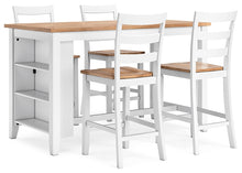 Load image into Gallery viewer, Gesthaven Counter Height Dining Table and 4 Barstools