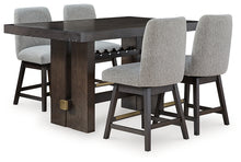 Load image into Gallery viewer, Burkhaus Counter Height Dining Table and 4 Barstools