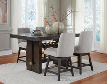 Load image into Gallery viewer, Burkhaus Counter Height Dining Table and 4 Barstools