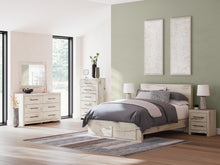 Load image into Gallery viewer, Lawroy Queen Panel Storage Bed with Mirrored Dresser