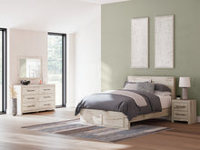 Load image into Gallery viewer, Lawroy Queen Panel Storage Bed with Mirrored Dresser and Nightstand