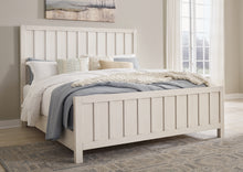 Load image into Gallery viewer, Shaybrock California King Panel Bed with Mirrored Dresser