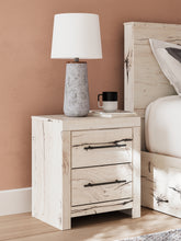 Load image into Gallery viewer, Lawroy King Panel Storage Bed with Mirrored Dresser and Nightstand