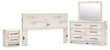 Load image into Gallery viewer, Lawroy King Panel Headboard with Mirrored Dresser and Nightstand