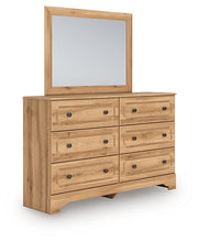 Load image into Gallery viewer, Aleaport King Panel Bed with Mirrored Dresser and Nightstand