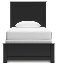 Load image into Gallery viewer, Maribel Twin Panel Bed with Mirrored Dresser, Chest and Nightstand
