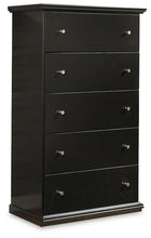 Load image into Gallery viewer, Maribel Twin Panel Bed with Mirrored Dresser, Chest and Nightstand