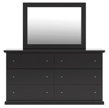 Load image into Gallery viewer, Maribel Full Panel Bed with Mirrored Dresser, Chest and Nightstand