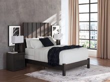 Load image into Gallery viewer, Fraluna Queen Panel Bed with Mirrored Dresser and Nightstand