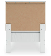 Load image into Gallery viewer, Bostwick Shoals Twin Panel Bed with Mirrored Dresser and Nightstand