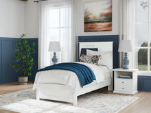 Load image into Gallery viewer, Bostwick Shoals Twin Panel Bed with Mirrored Dresser and Nightstand